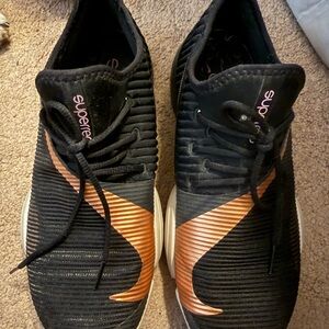 Nike Black and Gold Superrep Women's Sneakers